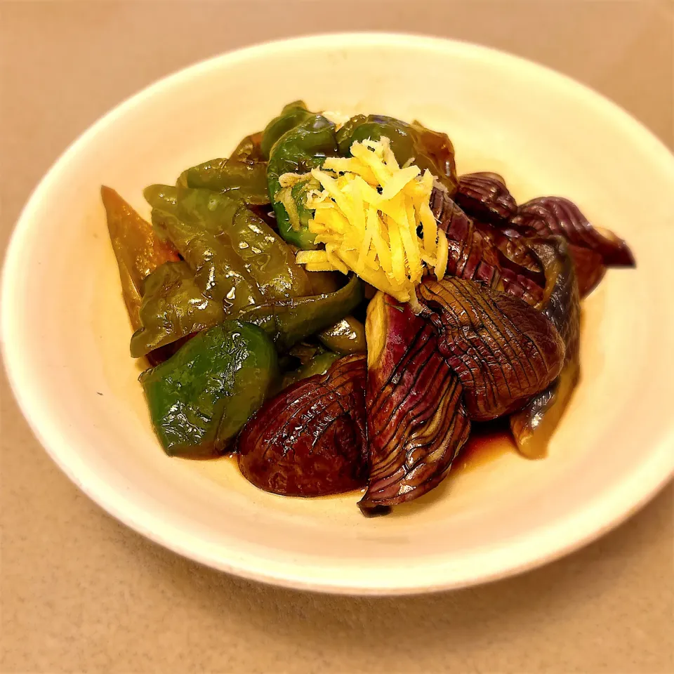 ピーマンと茄子の焼き浸し|かわうそcookingさん