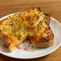 なんちゃってピザトースト|ふくすけ食堂さん