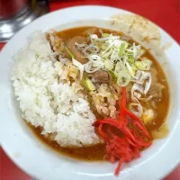 モツ煮丼（小）@ラーメンスタンド とん平食堂 龍ヶ崎店|morimi32さん