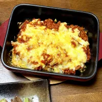 茄子のミートソースチーズ焼き|ひだまり農園さん