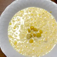 自家製とうもろこし🌽のコーンスープ|ひだまり農園さん