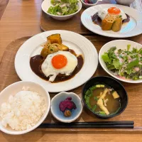 目玉焼きハンバーグ|ちゃみこさん
