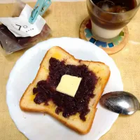 あんバタートースト|うたかた。さん