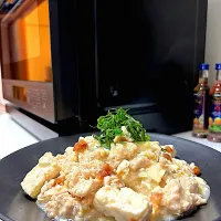 ニトリ「Wできたてシェフレンジ」で和風梅麻婆豆腐👩🏻‍🍳