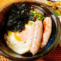 🙂納豆目玉焼き丼🙂|Laniさん