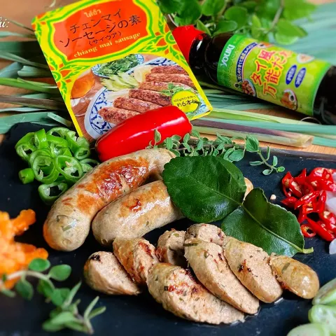 「ユウキ食品その他の商品」を使ってみたSnapdishの料理・レシピ写真:🇹🇭チェンマイソーセージ（サイウア）🇱🇦
