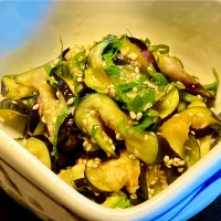 なす・大葉のゴマ風味和え|mottoさん