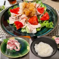 豚しゃぶ、ブリの宴|なお🅿️さん