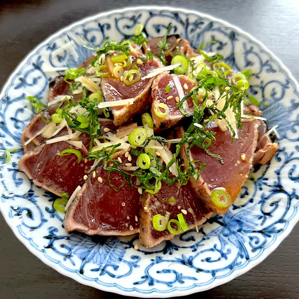 鰹のたたき|ぴーまんさん