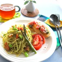 ジェノベーゼパスタ