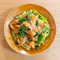 豚肉と小松菜の定食屋さん風スタミナ炒め🍚|nocceさん