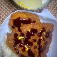 鯵フライと牛肉コロッケ|すくらんぶるえっぐさん