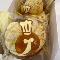 お友達から頂いたメロンパン 海老名SA限定|愛さん