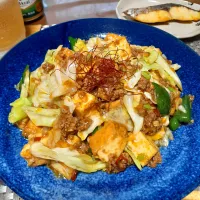 キャベツと厚揚げ肉味噌炒め🎶|びせんさん