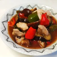 鶏ムネと夏野菜のあっさり煮|ne-neさん