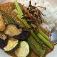 夏野菜カレー|ハンバーグうーたんさん