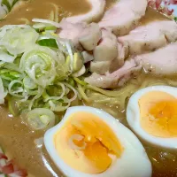 ジャガイモのポタージュ豚骨しょうゆラーメン
