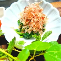 モロヘイヤのお浸し|橘葵さん