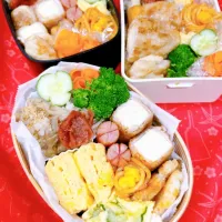 毎日のお弁当。舞茸ささみご飯。|じゅんちゃんさん