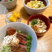 朔さんの料理 カラフルポテサラ😘|さくたえさん