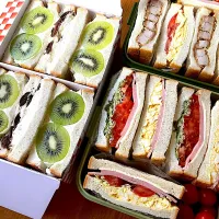 ＊夏休み🌻家族でプールお出掛け🚙💨サンドイッチ弁当🥪＊|＊抹茶＊さん
