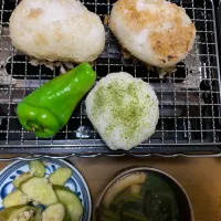 昼食　焼きおにぎり|ATさん