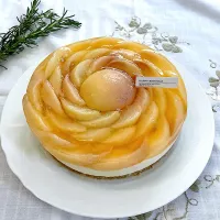 桃のレアチーズケーキ|シフォンさん