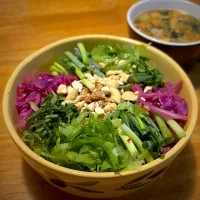 香味野菜のベトナム風まぜごはんと、中華たまごスープ|もえさん