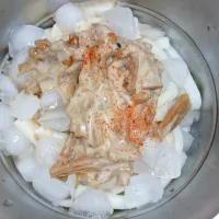 なめ茸入り胡麻ダレ冷やしうどん|darkbaronさん