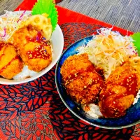 ✩.*˚マグロカツ丼|ゆきえもんさん