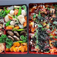 母の古希祝いで姉に何か作ってこいと言われ、全部自力、変な御節風_画像2