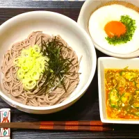納豆＆とろろ de ざる蕎麦🥢|KANAさん