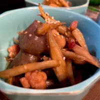 茶色シリーズ❗️映えない写真　ごぼうと鶏肉の甘辛煮|♥ M ♥さん