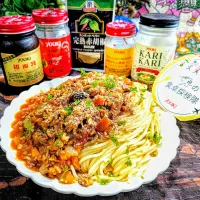 🌏『世界の食卓探検隊』🇺🇸🇨🇳アメリカ＆中国
【🇺🇸＆🇨🇳ミートソースパスタ】|ayaさん