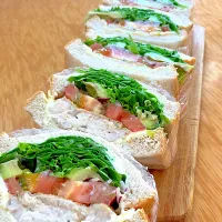 チキンサンド🥪•ツナサンド🥪|ふみぃさん