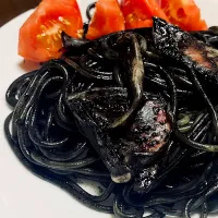 ケンサキの墨パスタ|えーちゃんさん