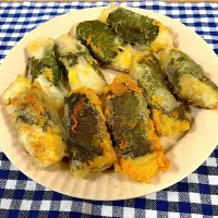 とりささみと大葉チーズのライスペーパー包み| えいぽんさん