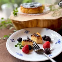 ニトリWできたてシェフレンジでバスクチーズケーキ|akikoさん