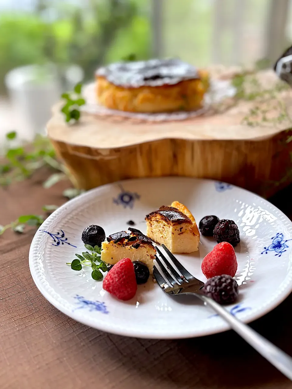 ニトリWできたてシェフレンジでバスクチーズケーキ|akikoさん