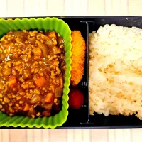 キーマカレーライス❤️旦那さんお弁当❤️|かおるcitronさん