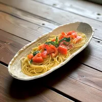 冷製トマトスパゲティ| りょうりょうさん