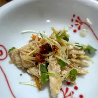 morimi32さんの料理 名残り漬け汁でささみとえのき漬け→おつまみ|morimi32さん