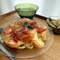 桃と生ハムのカッペリーニセット|pontalさん