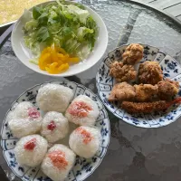 一年生と作るランチ🍙@夏のコンドミニアム|みーぬさん
