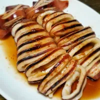 パパ作👨イカのぽっぽ焼き|ぱんだのままんさん