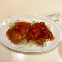 豚ロースの特製ソース（実況中継中）|なびさん
