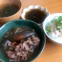 茄子と牛肉の煮物|さおりさん