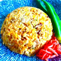 炒飯 茹でオクラ添え| KANAさん