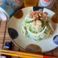 ゴーヤーとツナのそうめんサラダ|アッチさん