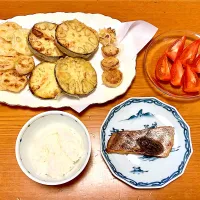 甘鯛味噌漬け&丸茄子天ぷら|マイさん